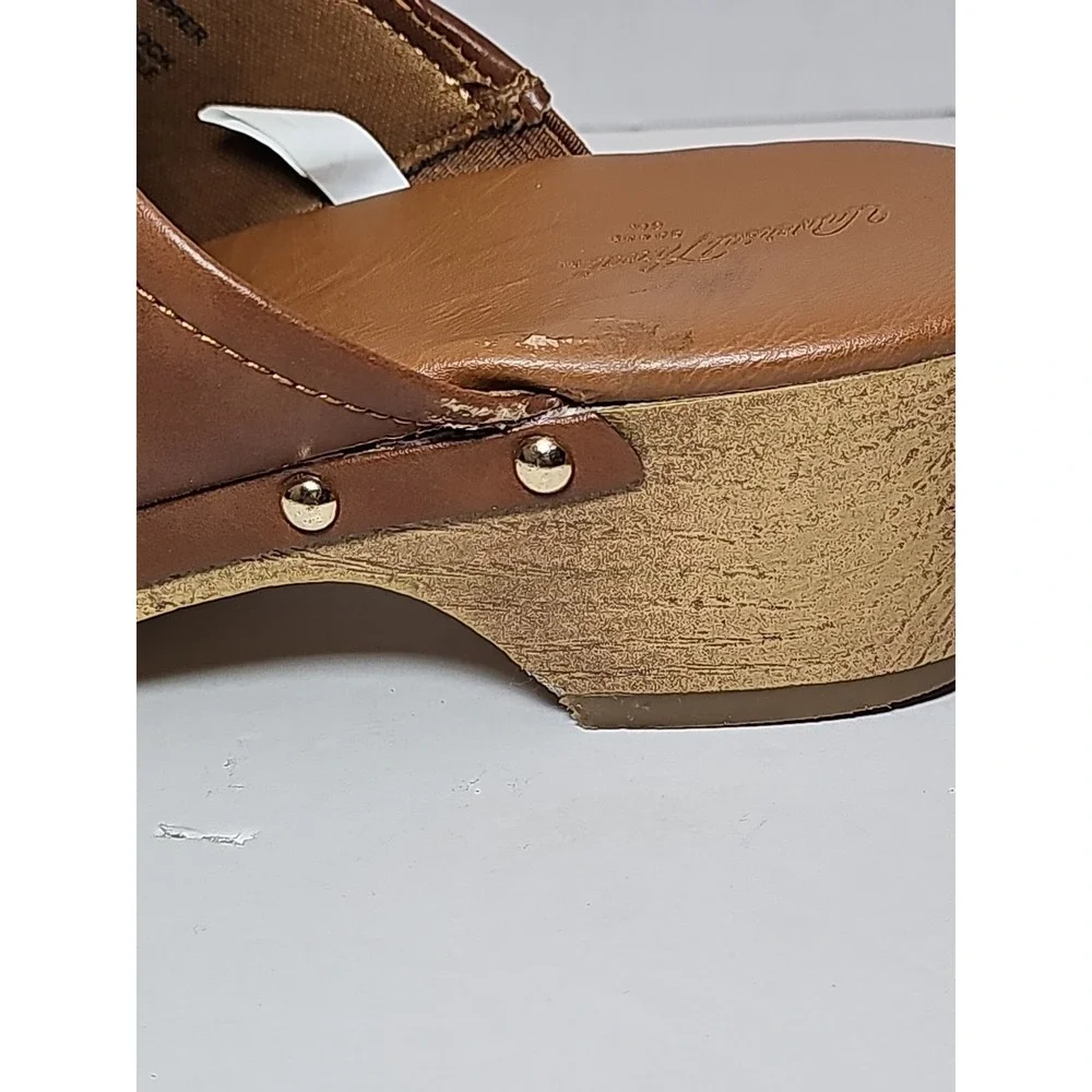 Universal Thread  Women Indra Memory Foam Faux Leather Slip-on Clogs Size 7 1/2 - Picture 8 of 13